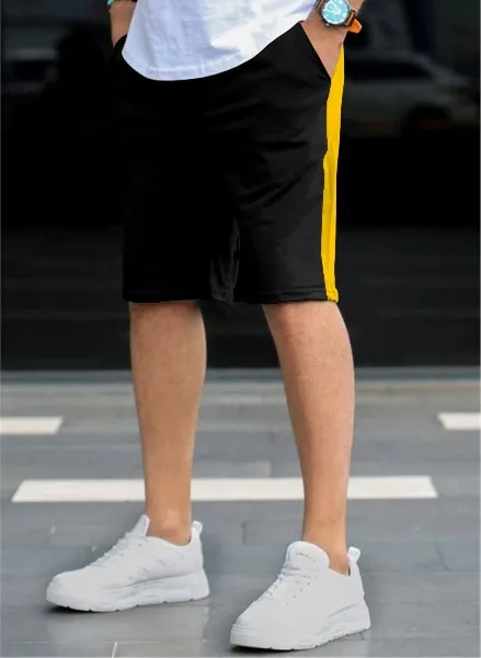 Men’s Yellow Line Shorts