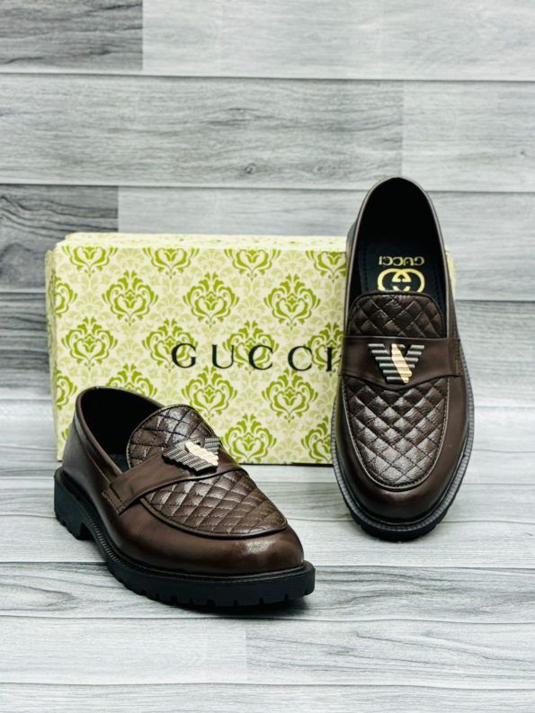 Brown Gucci Shoes Formal